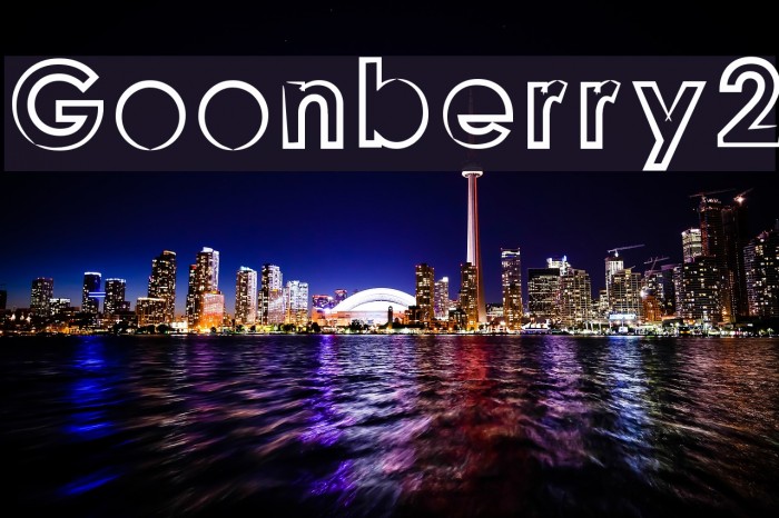 Goonberry2 Font examples
