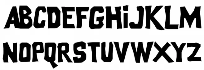 Goonies Schriftart Groß