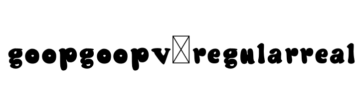 Goop Goopv2 Regularreal  Free Fonts Download