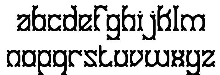Goose Bumps BRK Font LOWERCASE