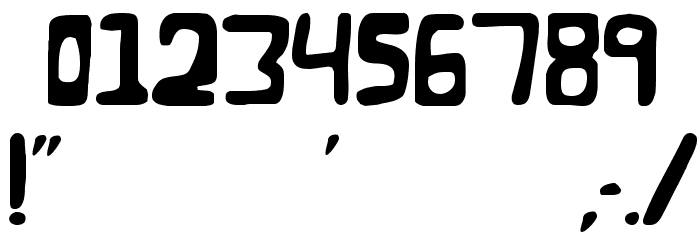 Goose Neck Regular Font OTHER CHARS