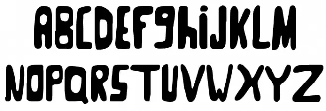 Goose Neck Regular Font Litere mari