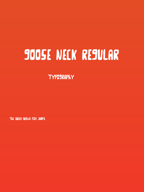 Goose Neck Regular Poster