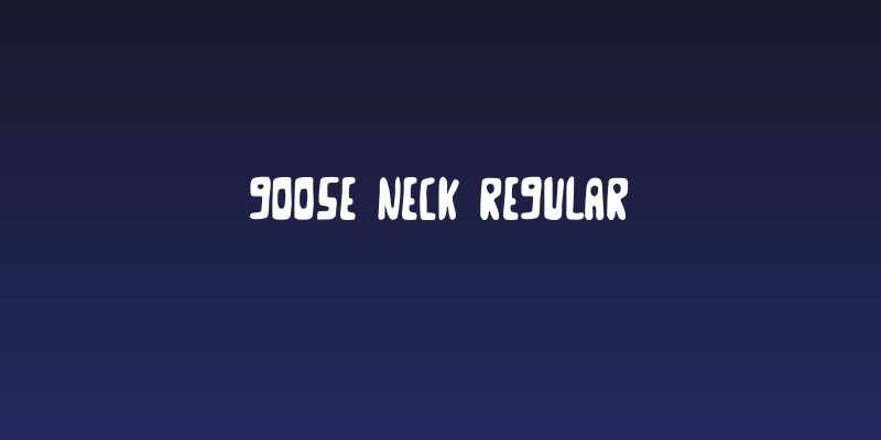 Goose Neck Regular Social Header