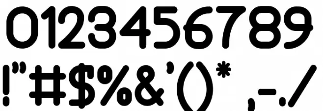 Goostt Font OTHER CHARS