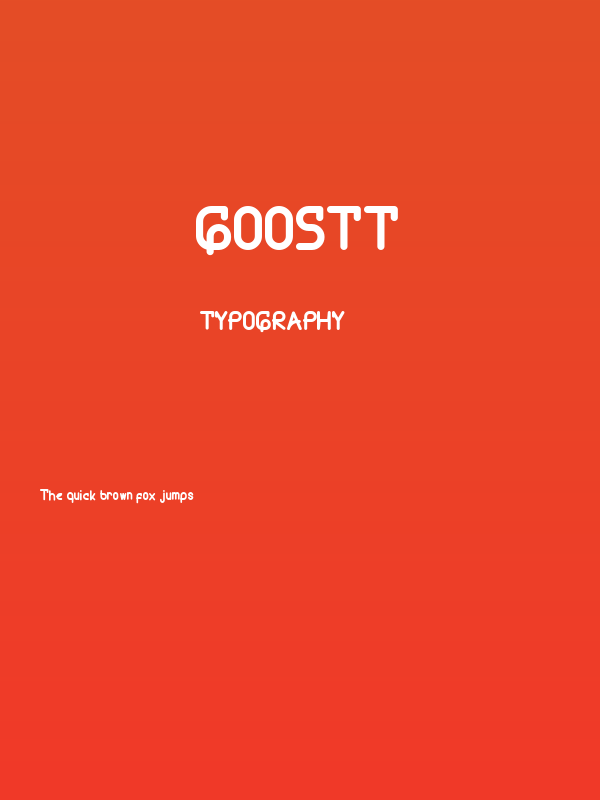 Goostt Poster