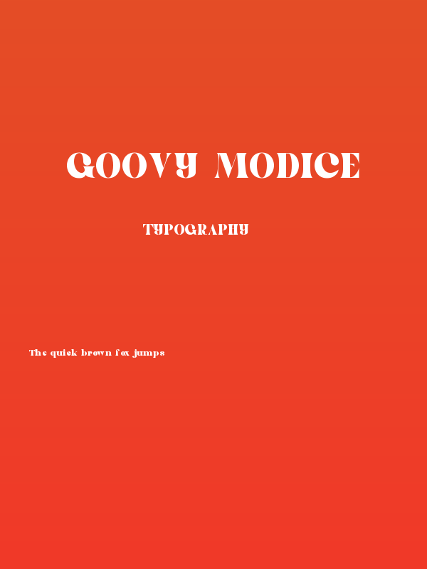 Goovy Modice Poster