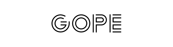 Gope  免费字体下载