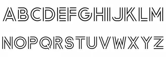 Gope Schriftart Groß