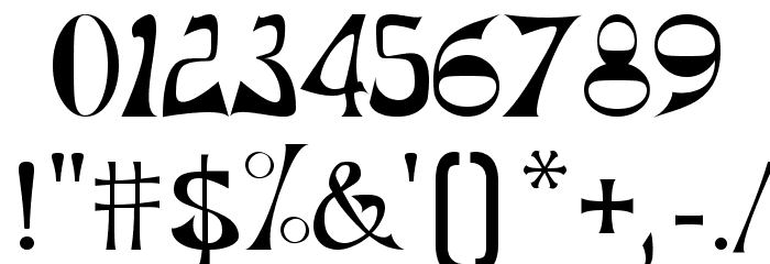 Gopnai Droogie Font OTHER CHARS
