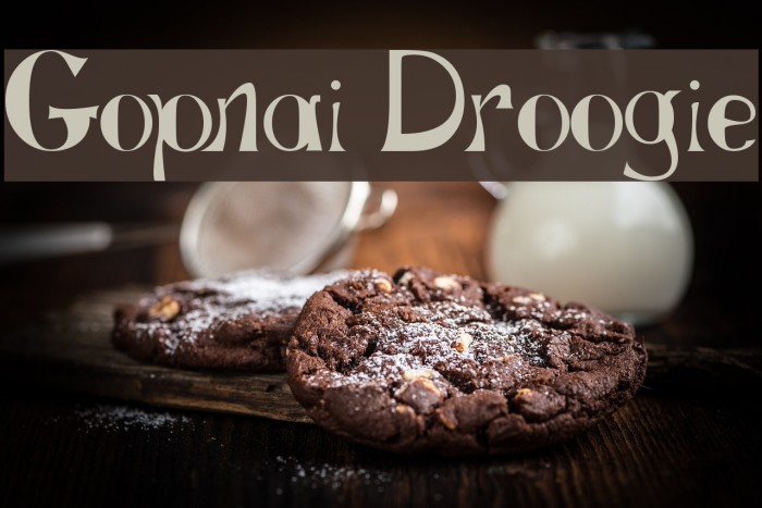 Gopnai Droogie Font examples