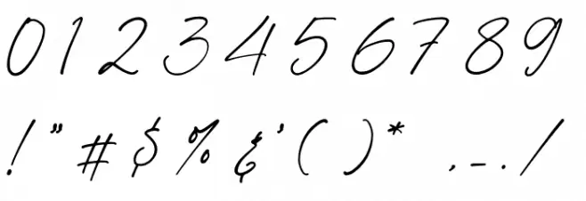 Gordeliast Font OTHER CHARS