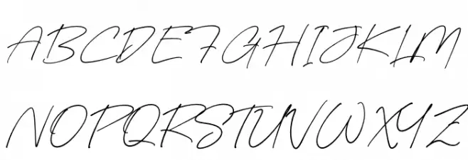 Gordeliast Font UPPERCASE
