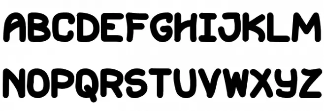 Gordita Fuerte St Шрифта ВЕРХНИЙ