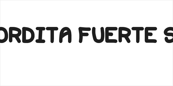 Gordita Fuerte St Logo