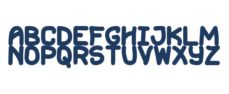 Gordita Fuerte St Lowercase