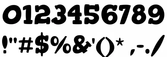 Gorditas Bold Font OTHER CHARS