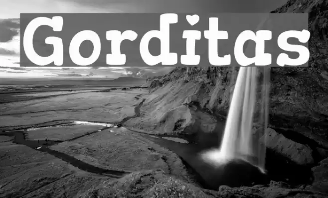Gorditas Font examples