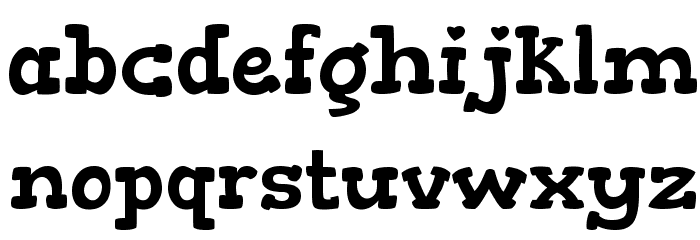 Gorditas Font LOWERCASE