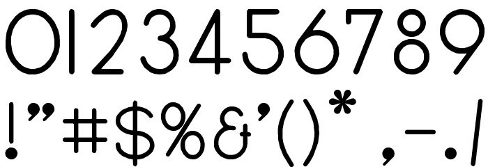 Gordon Heights Font OTHER CHARS
