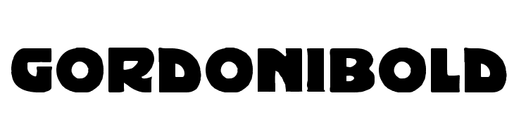 Gordoni Bold  免费字体下载