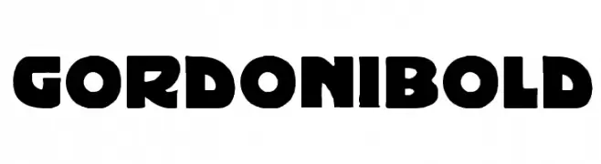 Gordoni Bold  Frei Schriftart Herunterladen