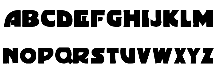 Gordoni Bold Font LOWERCASE