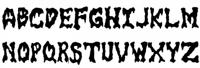 GoreFont II Schriftart Groß