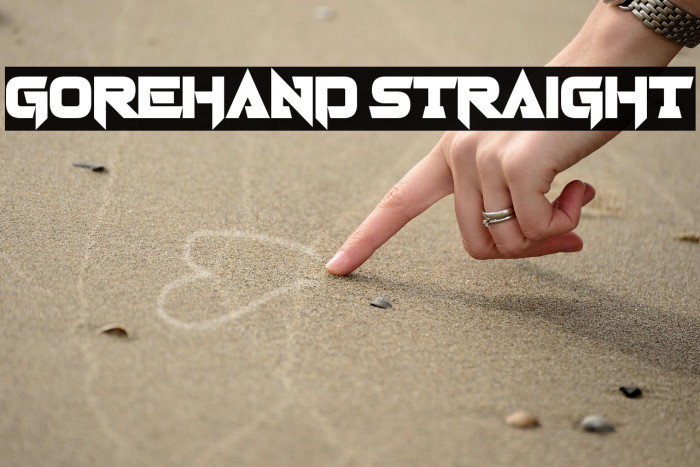 Gorehand Straight Example 2