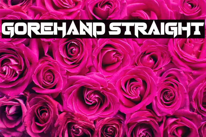 Gorehand Straight Example 3