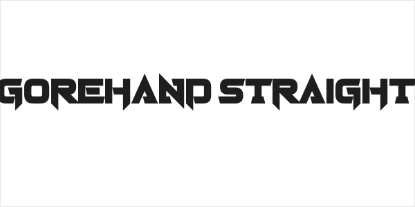 Gorehand Straight Logo