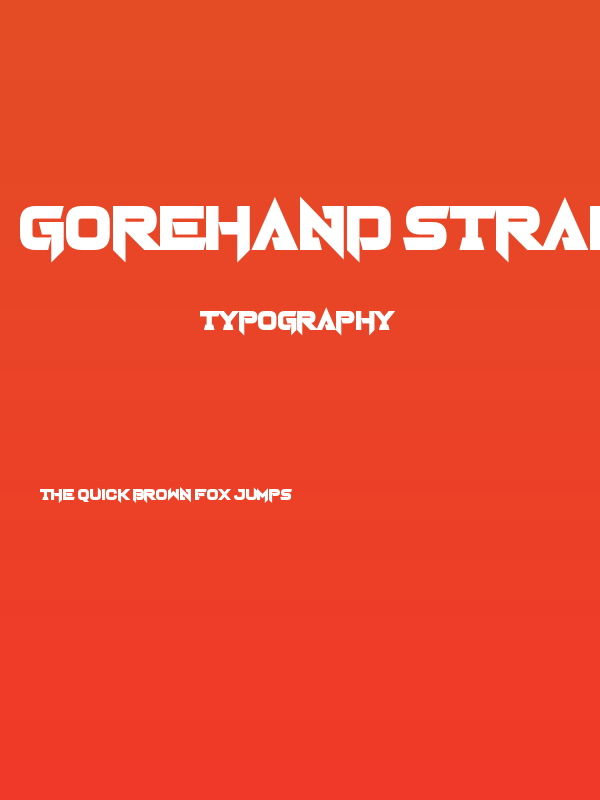 Gorehand Straight Poster