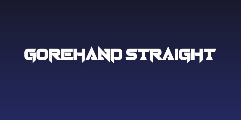 Gorehand Straight Social Header