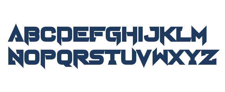 Gorehand Straight Lowercase