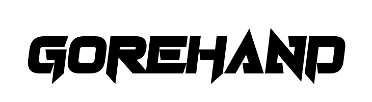 Gorehand  Скачать бесплатные шрифты