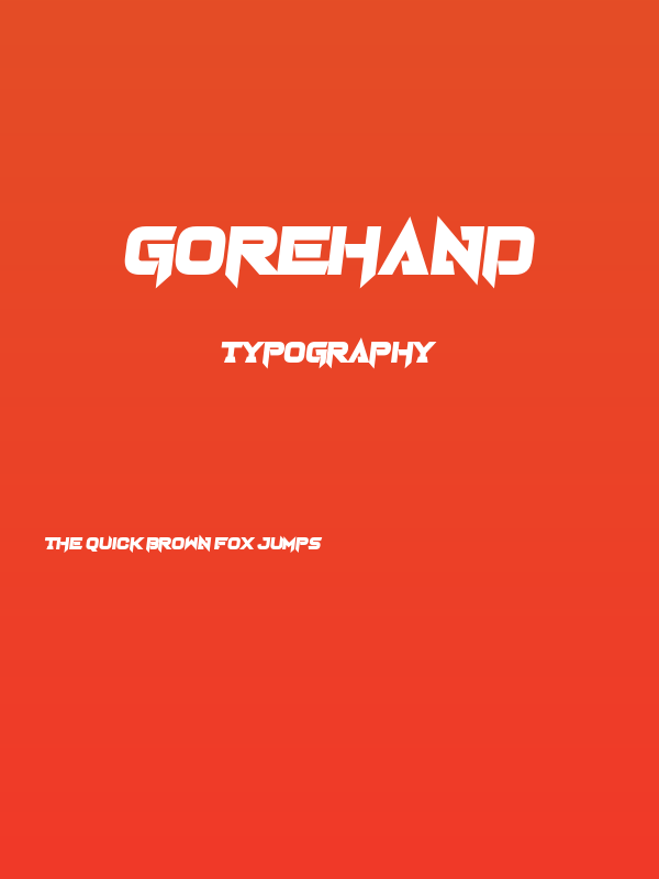 Gorehand Poster
