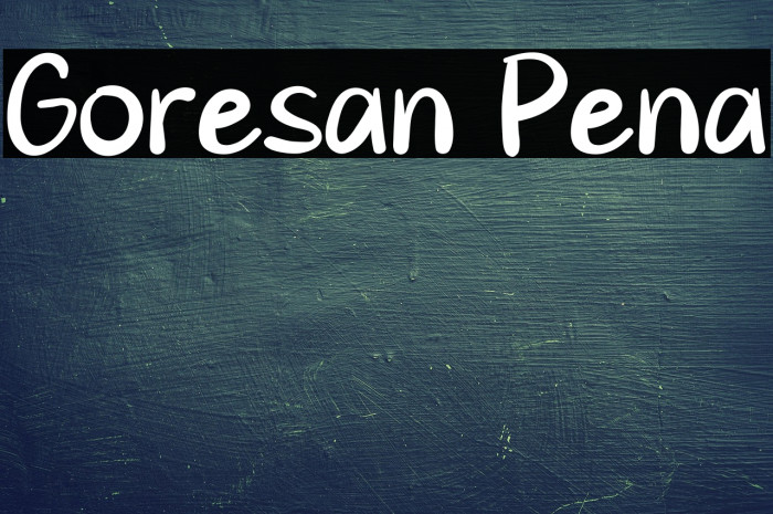 Goresan Pena Example 3