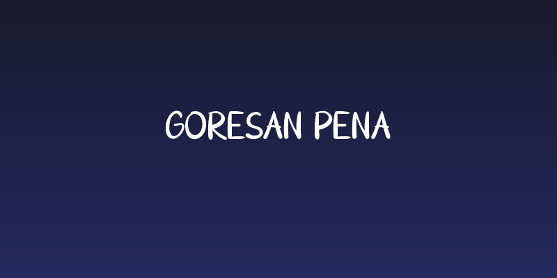Goresan Pena Social Header
