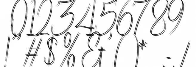 Goresant Script Dual Font OTHER CHARS