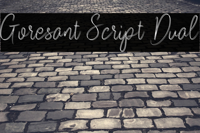 Goresant Script Dual Example 1