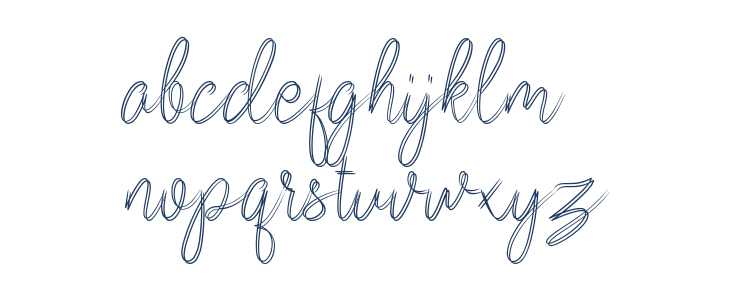 Goresant Script Dual Lowercase