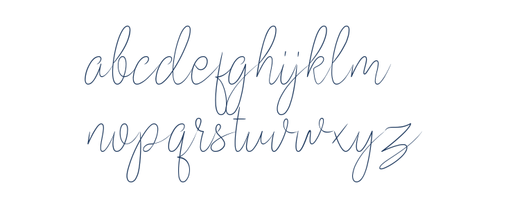 Goresant Script Light Lowercase