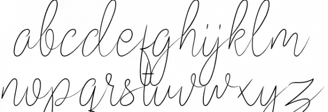 Goresant Script Light Font Litere mici
