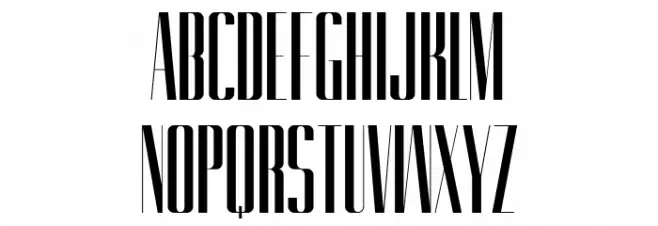 Gorgeous Black Schriftart Groß