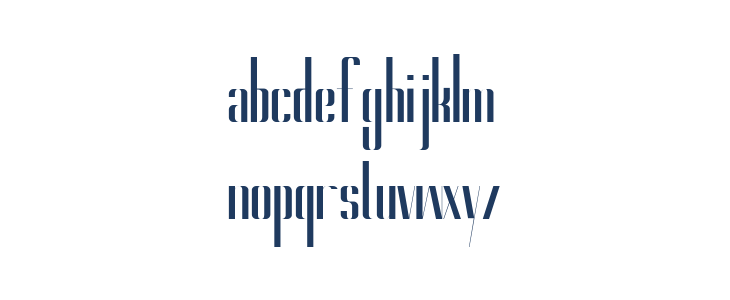 Gorgeous Black Lowercase