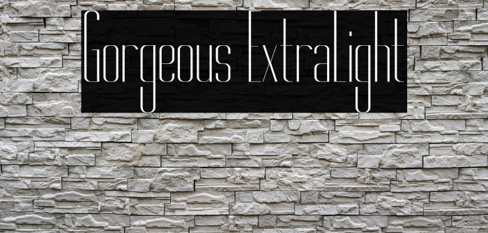 Gorgeous ExtraLight Example 1