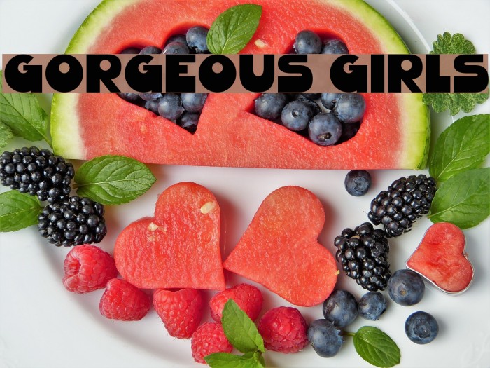 Gorgeous Girls Font examples