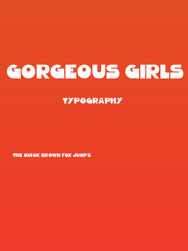 Gorgeous Girls Poster