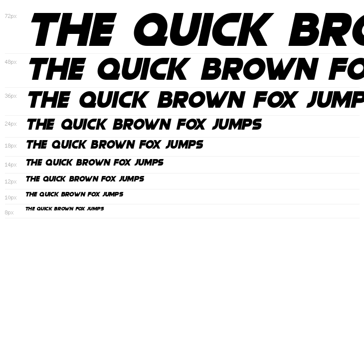 Gorgeous Grafix Italic Waterfall