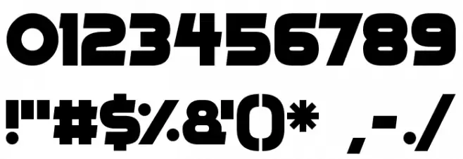 Gorgeous Grafix Font OTHER CHARS